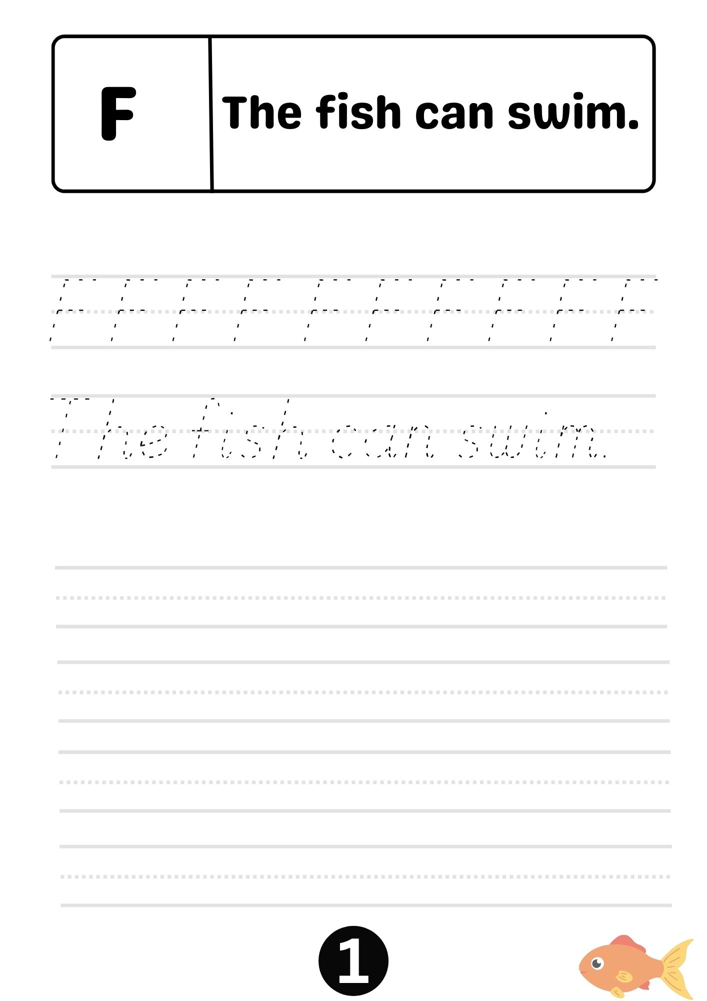 Sea Creatures Sight Words Workbook for Kids | Tracing & Handwriting Practice - Image 3