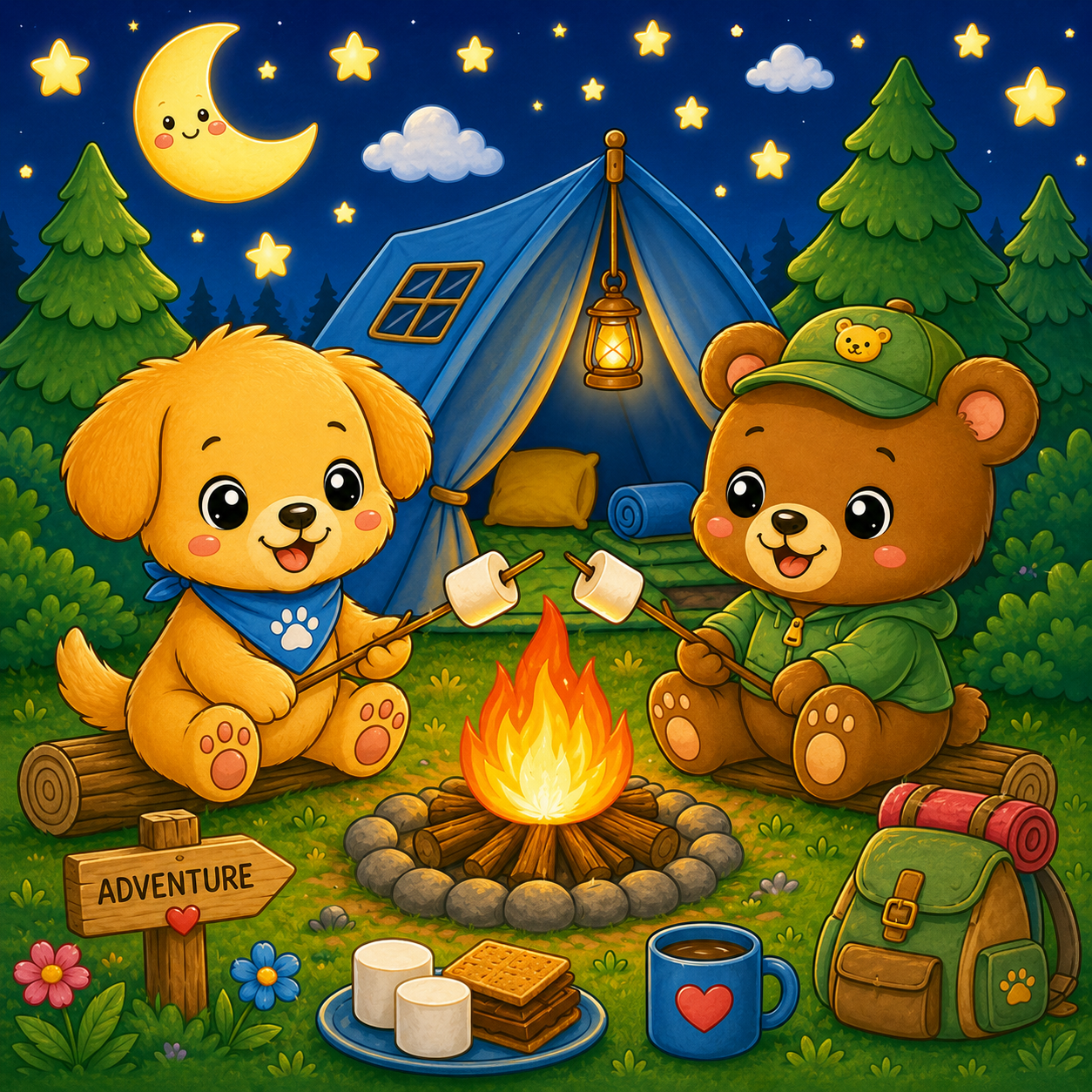 Easter Art Studio Coloring Book for Kids | Cute Animals & Spring Coloring Pages PDF Printable - Image 7