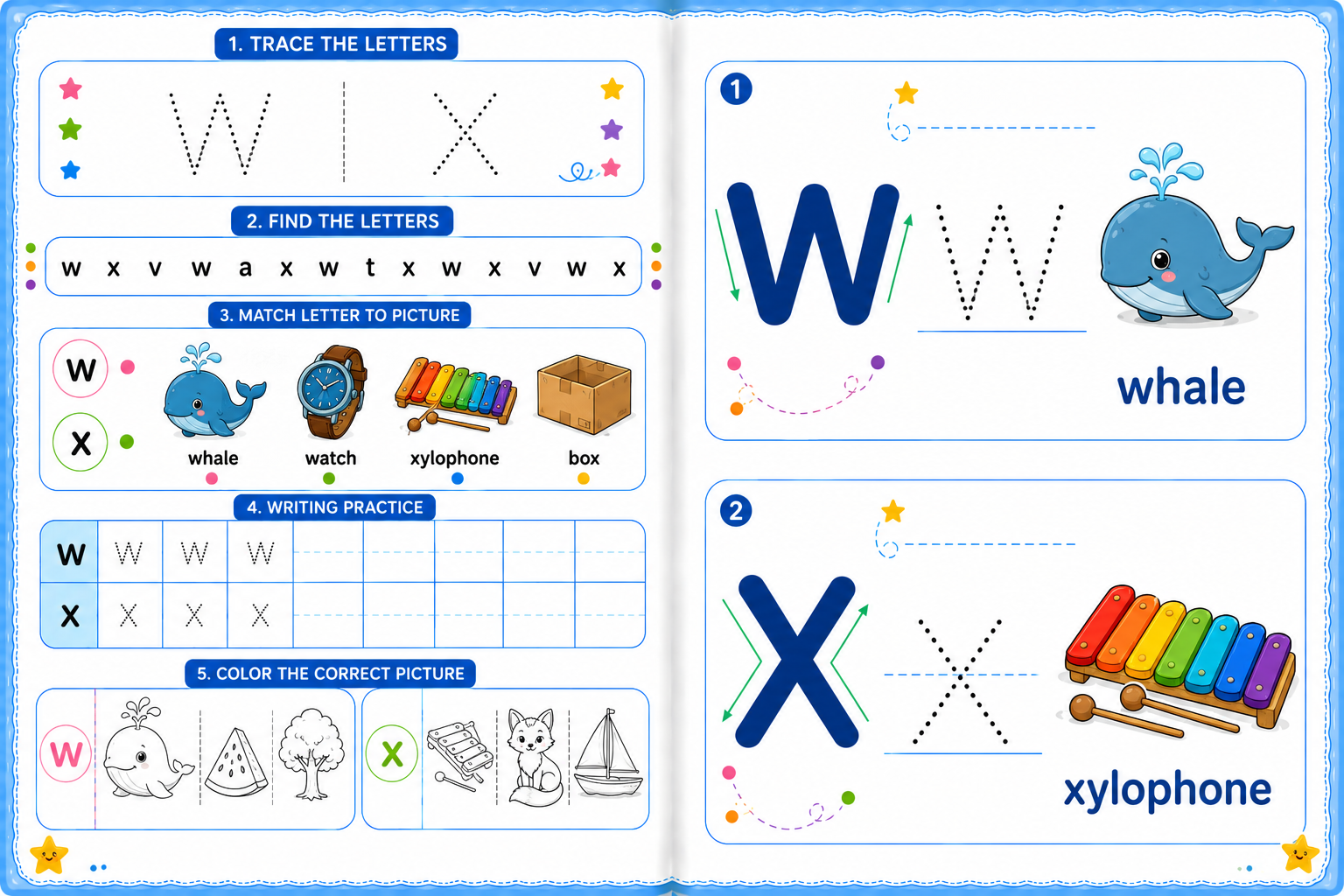 English Alphabet Handwriting Workbook for Kids | Trace Letters A–Z Printable Worksheets - Image 2