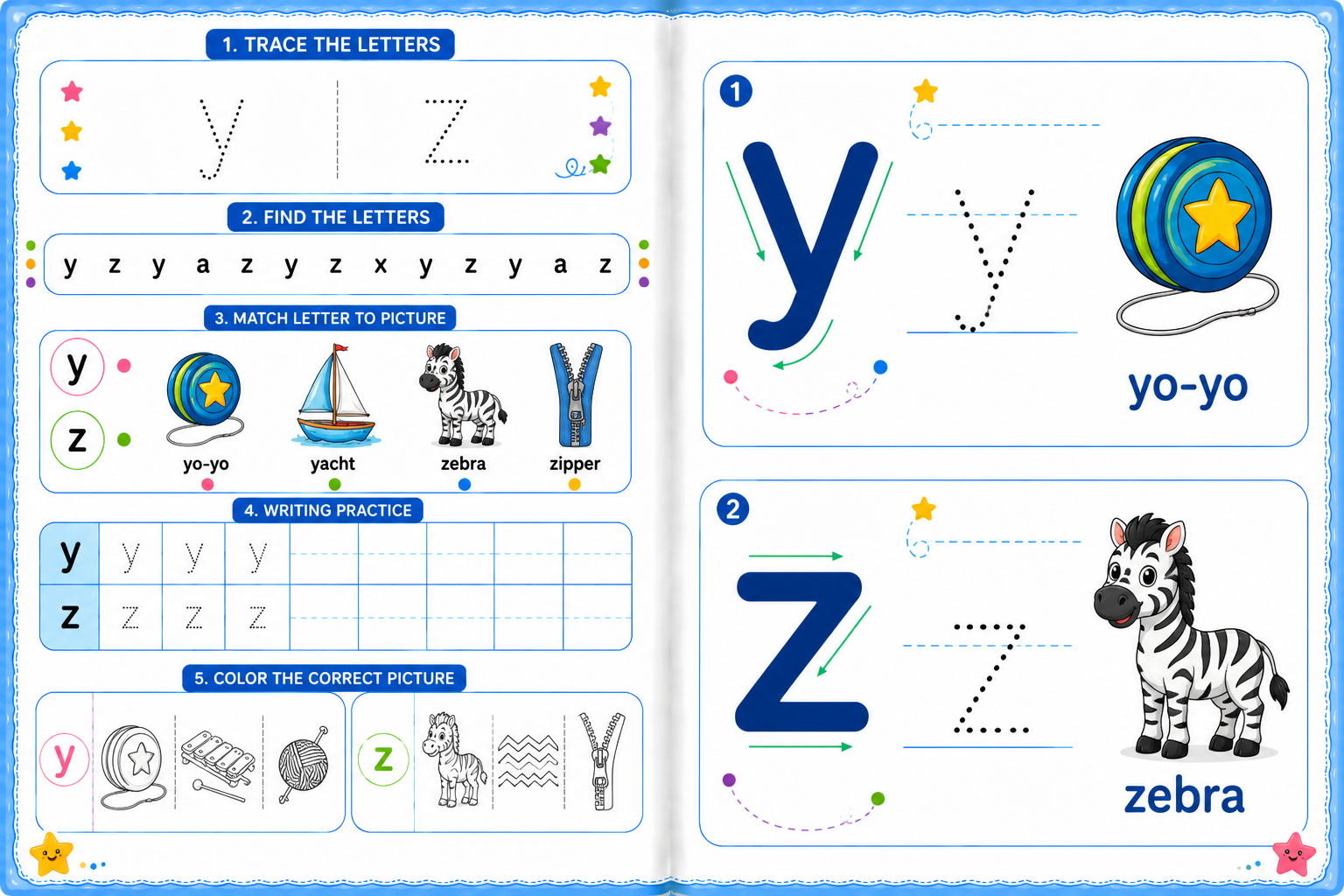 English Alphabet Handwriting Workbook for Kids | Trace Letters A–Z Printable Worksheets - Image 3