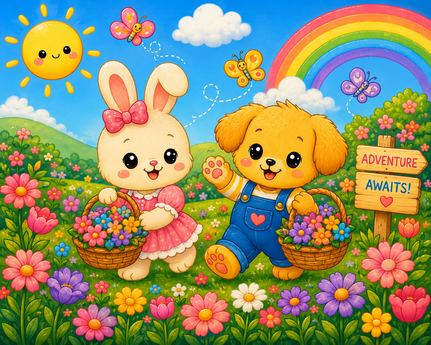 Easter Art Studio Coloring Book for Kids | Cute Animals & Spring Coloring Pages PDF Printable - Image 11