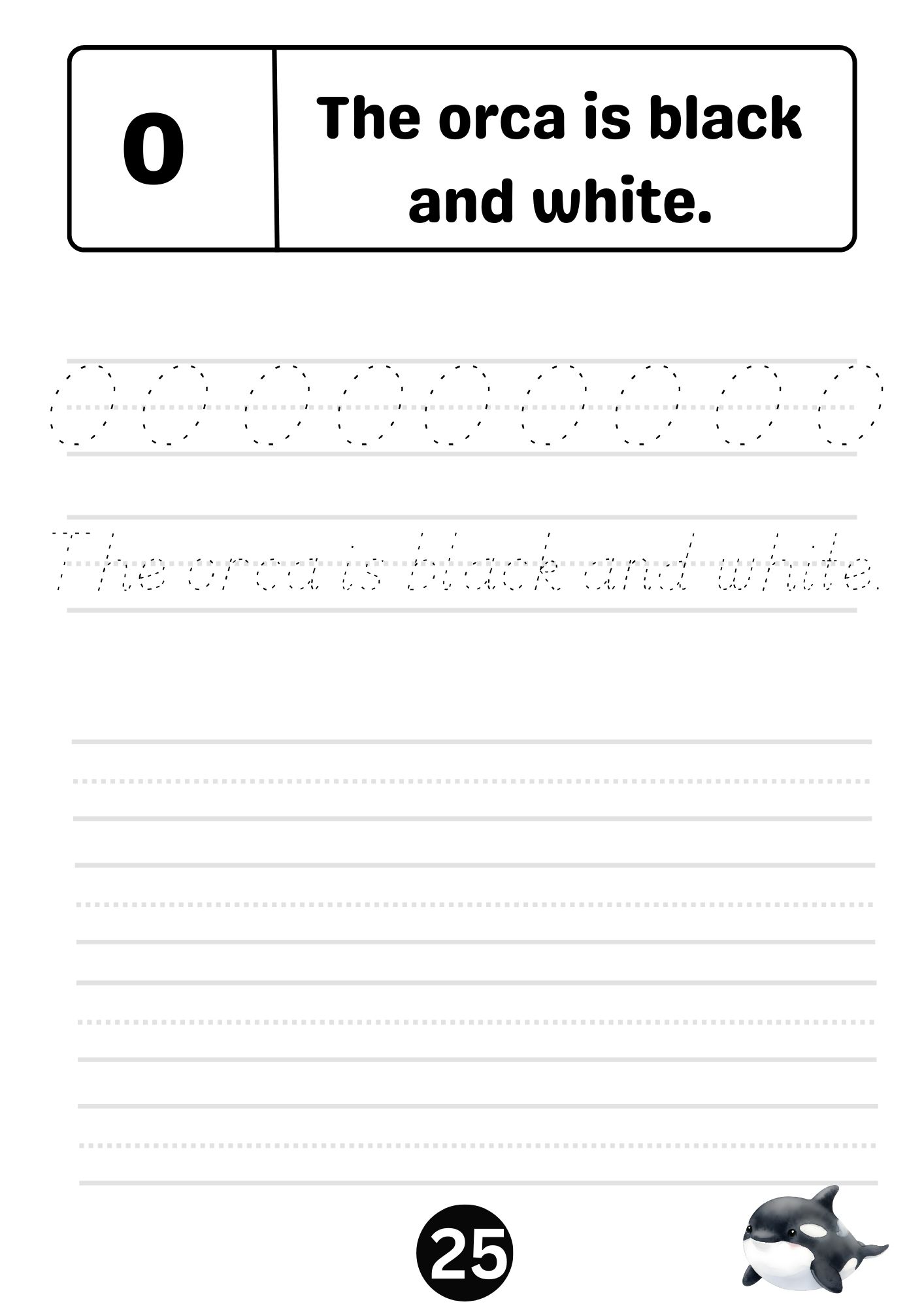 Sea Creatures Sight Words Workbook for Kids | Tracing & Handwriting Practice - Image 5