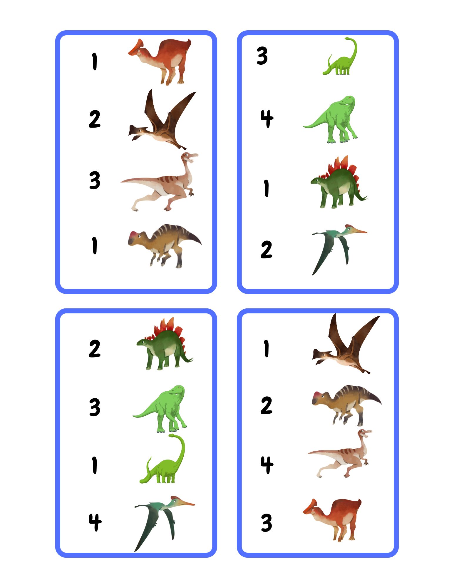 Catch the Dinosaurs and Put Them in the Jar – Printable Counting Activity for Kids - Image 5