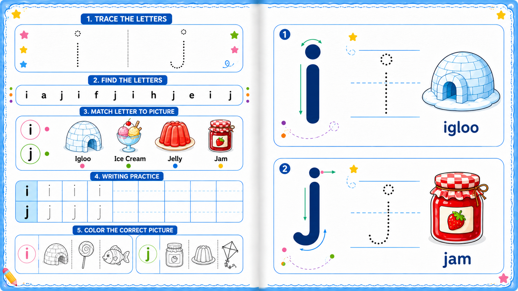 English Alphabet Handwriting Workbook for Kids | Trace Letters A–Z Printable Worksheets - Image 5