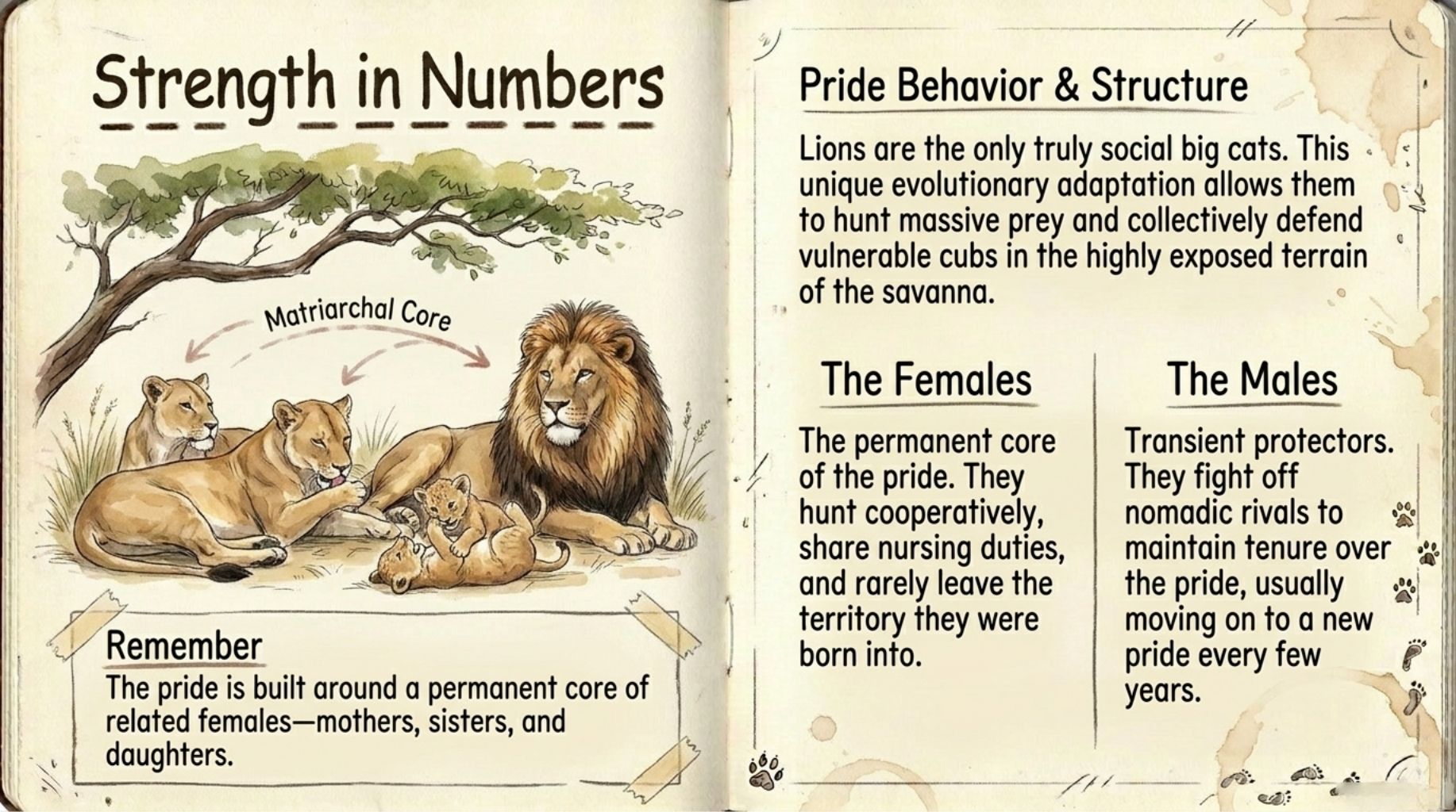Lion Systems Journal – Digital & Printable Educational Wildlife Book - Image 3