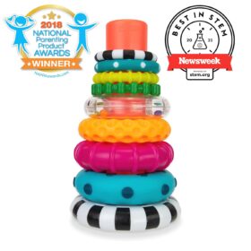 Colorful STEM Stacking Rings Toy for Babies