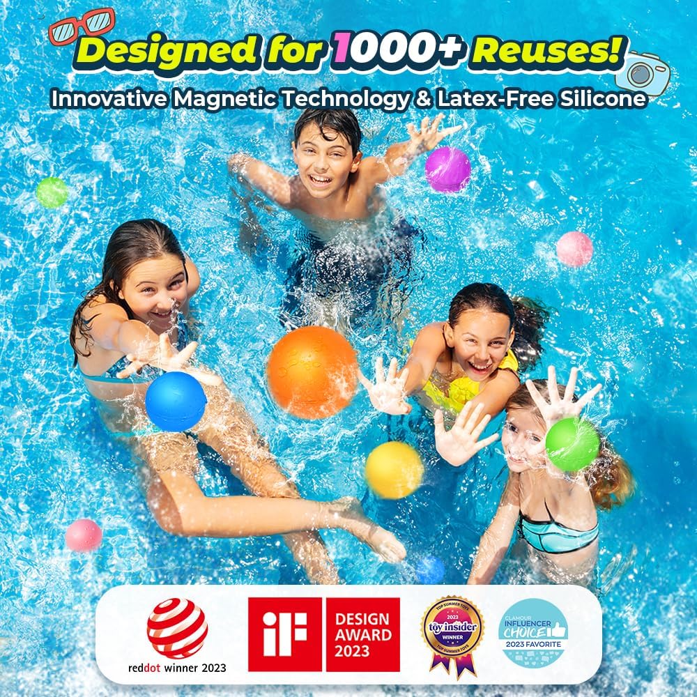 Reusable Water Balloons for Kids – Fun Summer Pool & Beach Toys Set - Image 7