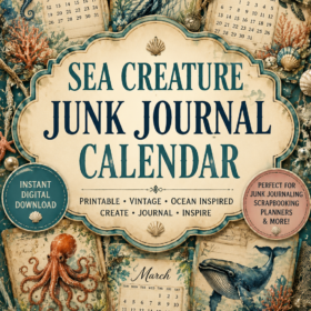 Sea Creature Junk Journal