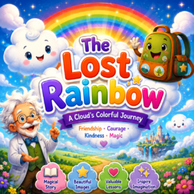 rainbow story book