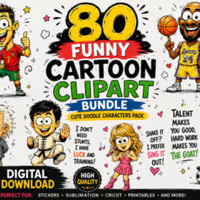 Cartoon Clipart Bundle