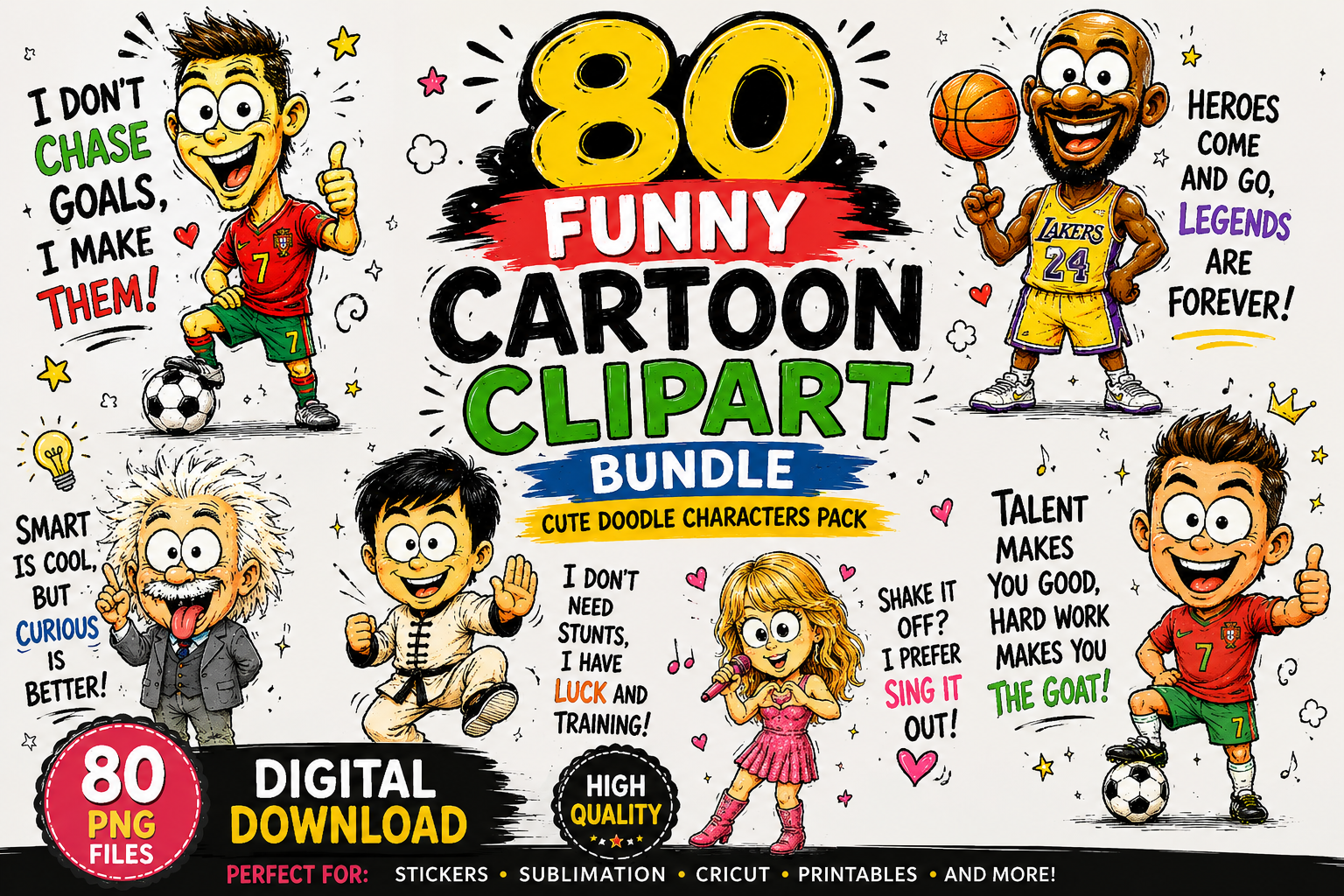 Cartoon Clipart Bundle