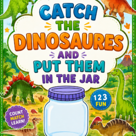 Catch the Dinosaurs and Put Them in the Jar Printable