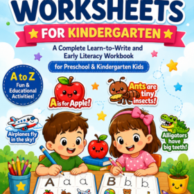 free alphabet worksheets for kindergarten