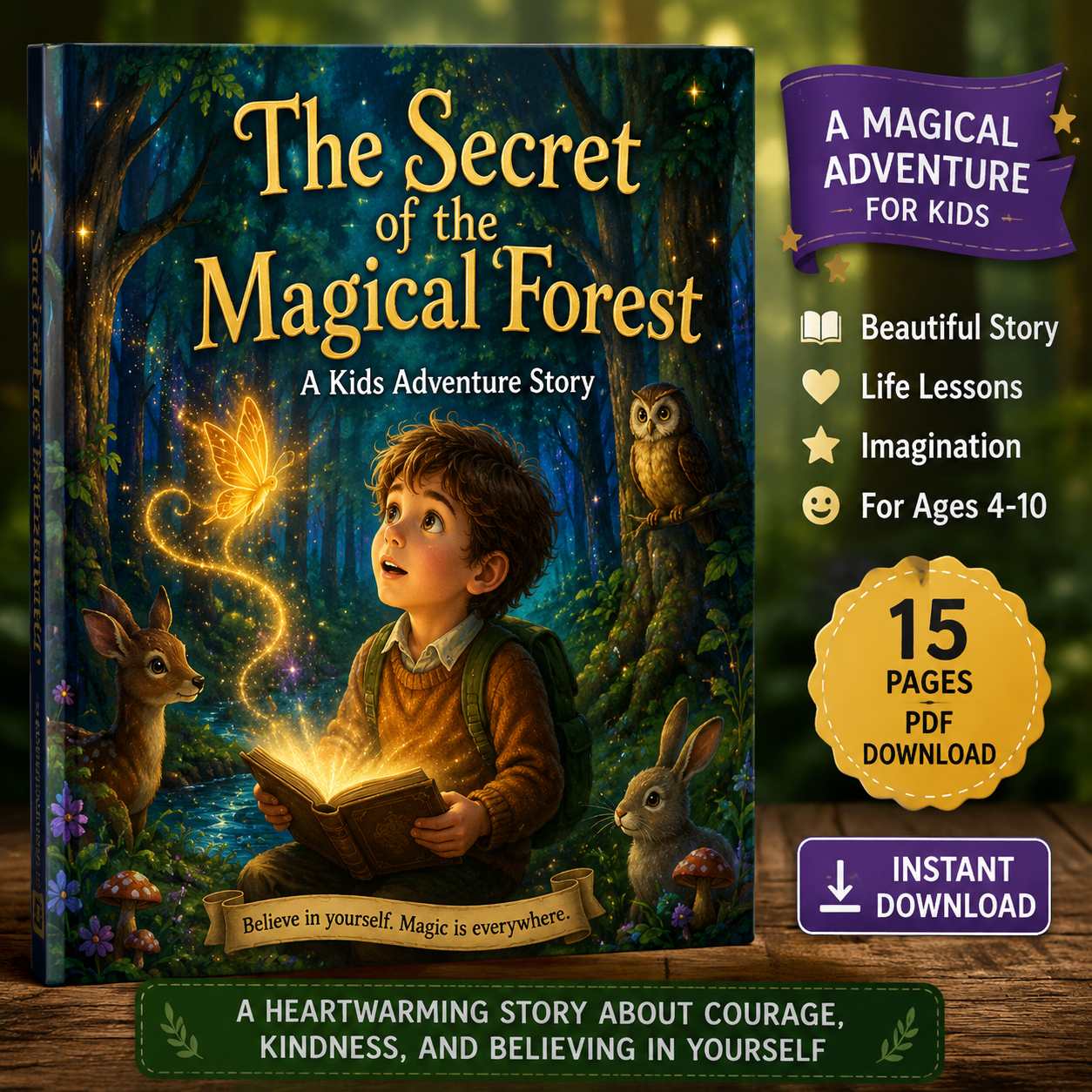 The Secret of the Magical Forest Kids Adventure Storybook PDF