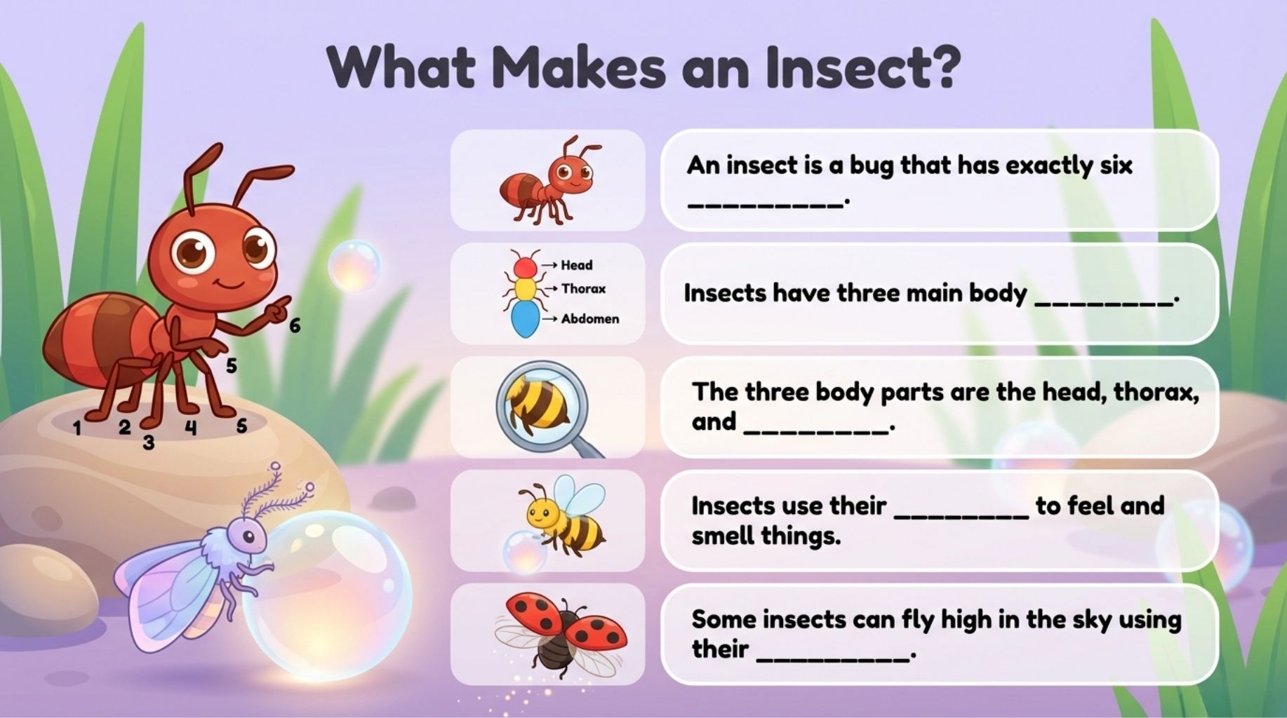 Insect World Activity Book for Kids – Fun Printable Learning Worksheets & Coloring Pages - Image 3