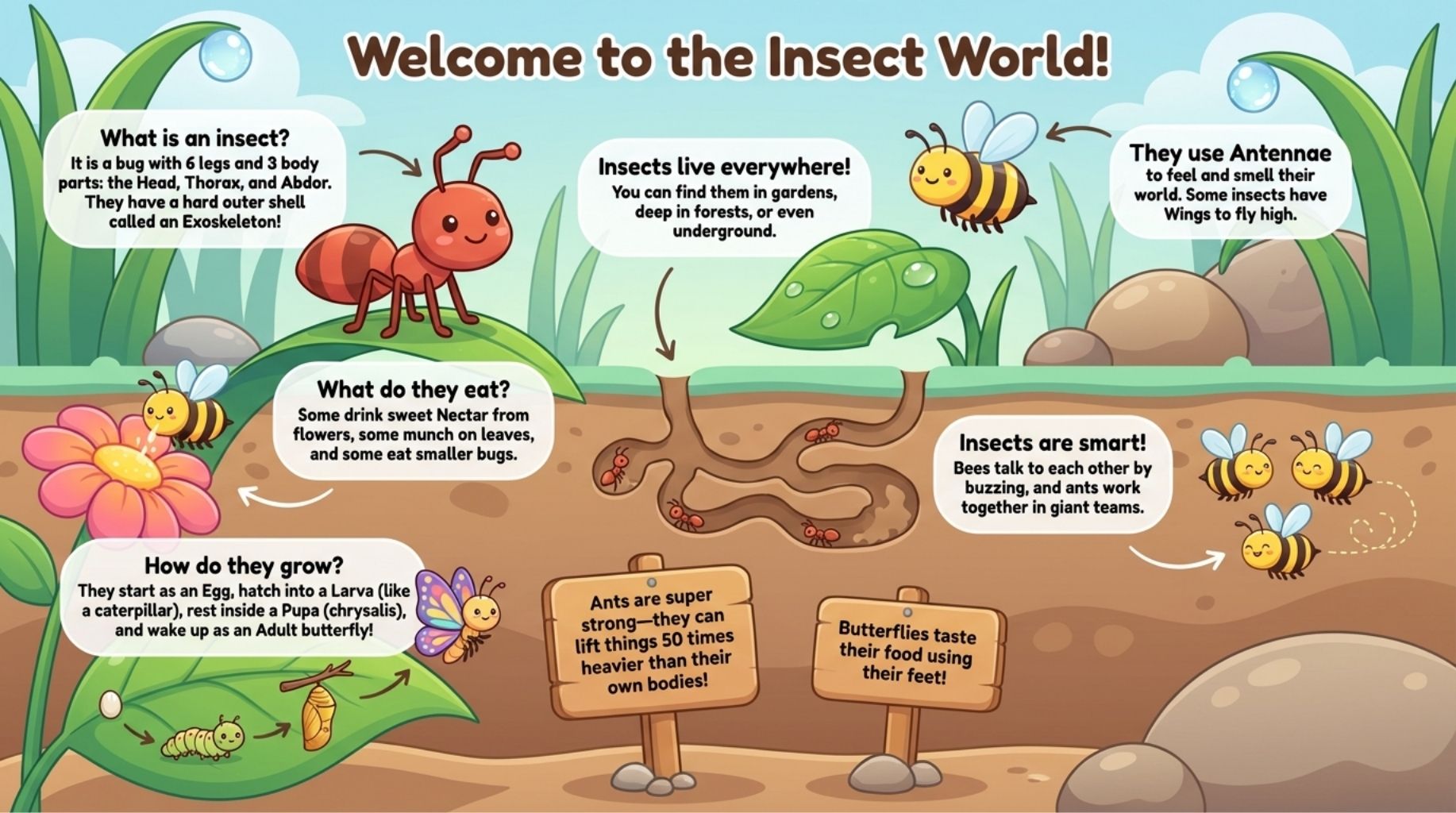 Insect World Activity Book for Kids – Fun Printable Learning Worksheets & Coloring Pages - Image 2