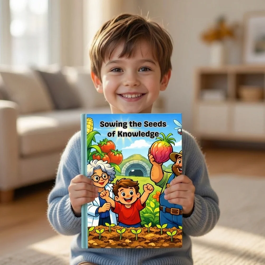 kids farming book