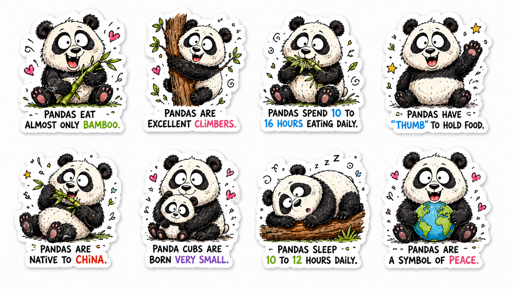 40 Funny Animals Stickers – Free Printable Educational Animal Sticker Pack for Kids - Image 4