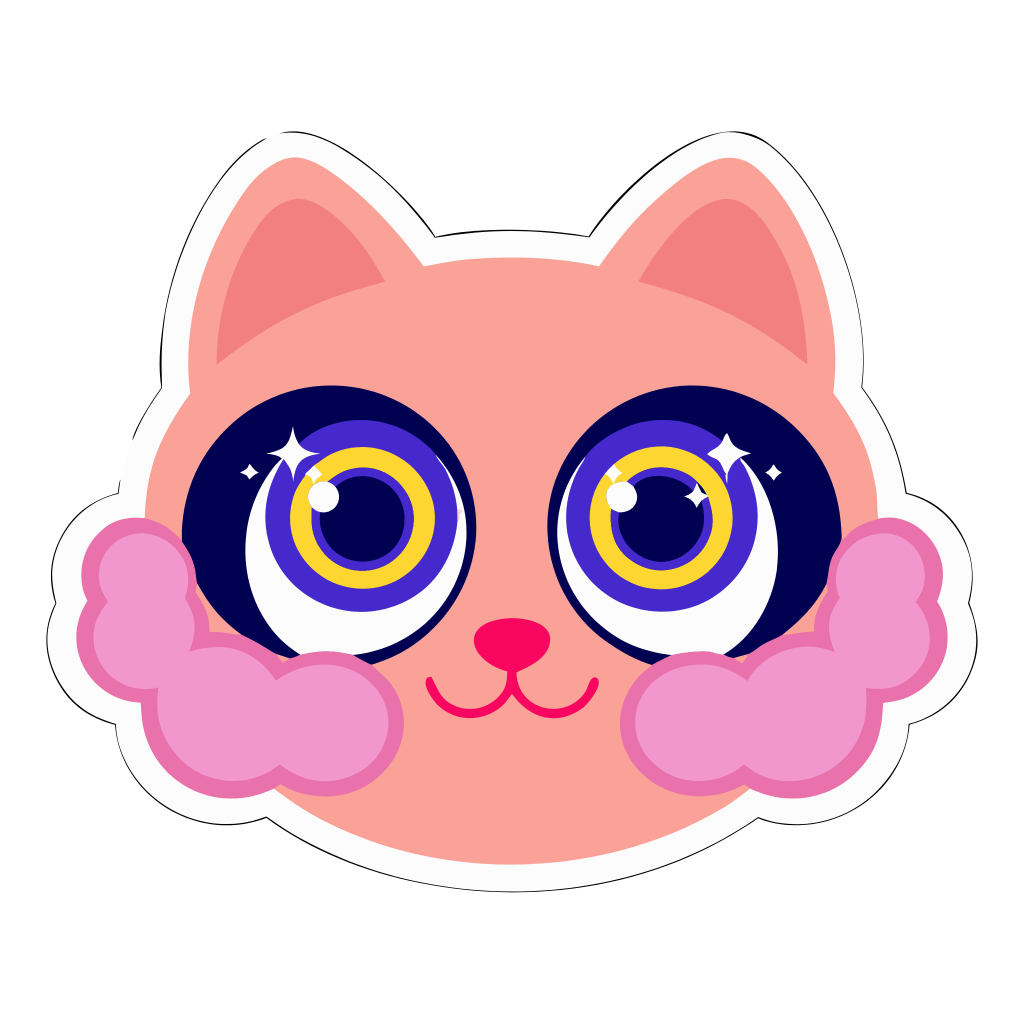 Cute Animal Faces Sticker Pack – 40 Adorable Printable Stickers - Image 3