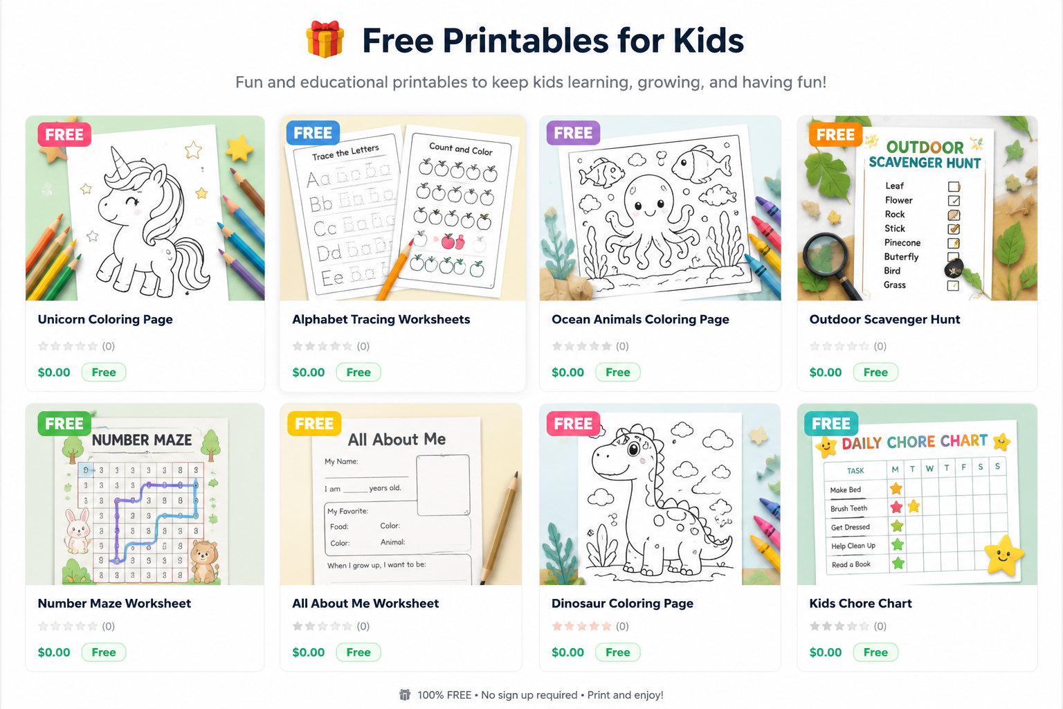 Free Printables